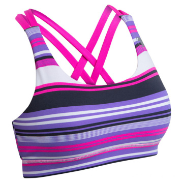 Personalizado Dri Fit Sublimated spandex Sports Bra